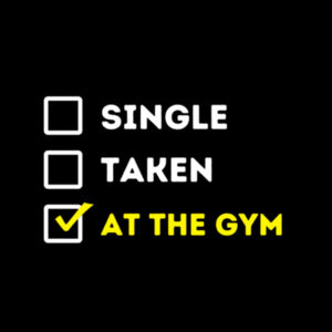 Single, Taken, At the gym - Parcel Tote Design