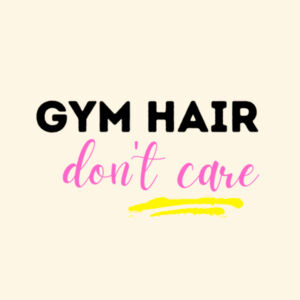 Gym hair don't care - Shoulder Tote Design