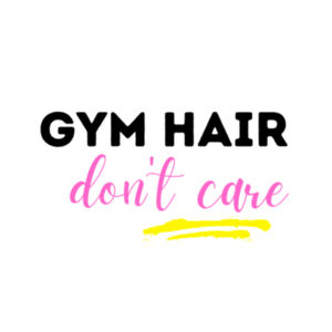 Gym hair don't care - Tote Bag Design