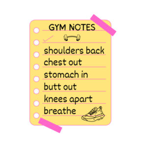 Gym notes - Womens Basic Tee Design