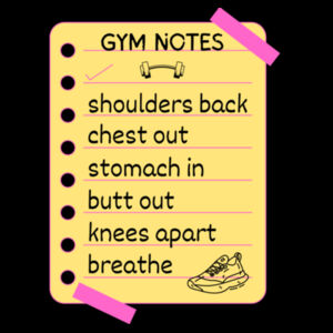 Gym notes - Shoulder Tote Design