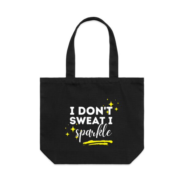 I don't sweat I sparkle - Shoulder Tote Thumbnail