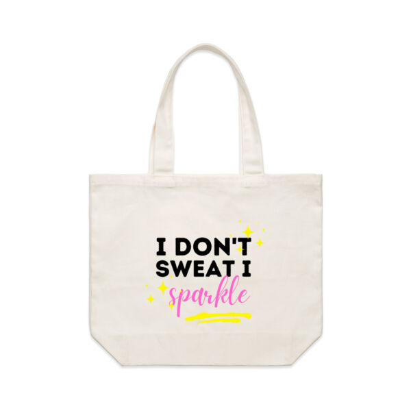 I don't sweat I sparkle - Shoulder Tote Thumbnail