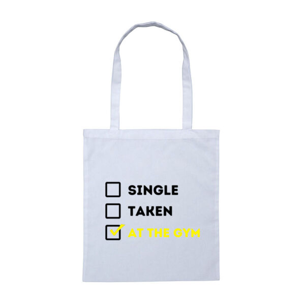 Single, Taken, At the gym - Tote Bag Thumbnail