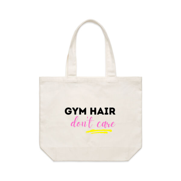 Gym hair don't care - Shoulder Tote Thumbnail