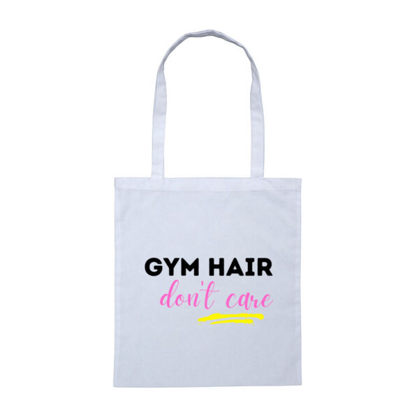 Gym hair don't care - Tote Bag Thumbnail