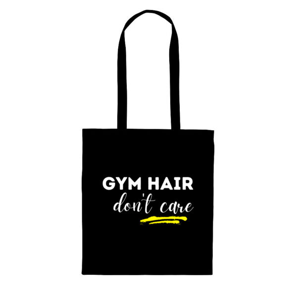 Gym hair don't care - Tote Bag Thumbnail
