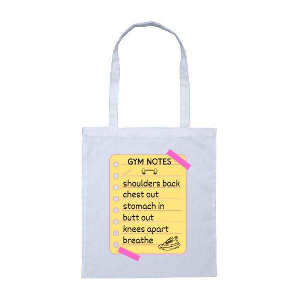 Gym notes - Tote Bag Thumbnail
